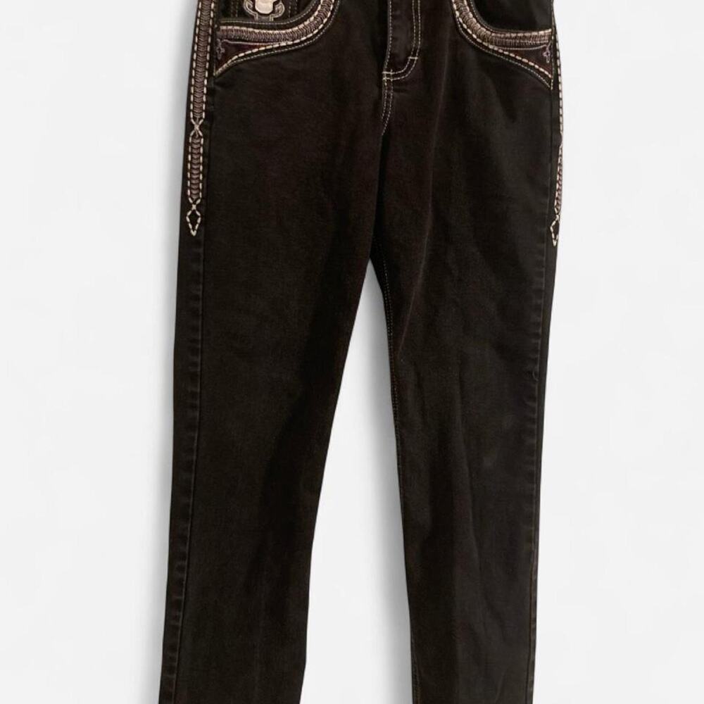 Rock revival black jeans with - Picture 1 of 6
